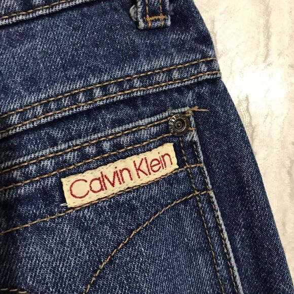 Calvin Klein Vtg Straight Jeans Size 8 - Picture 7 of 12